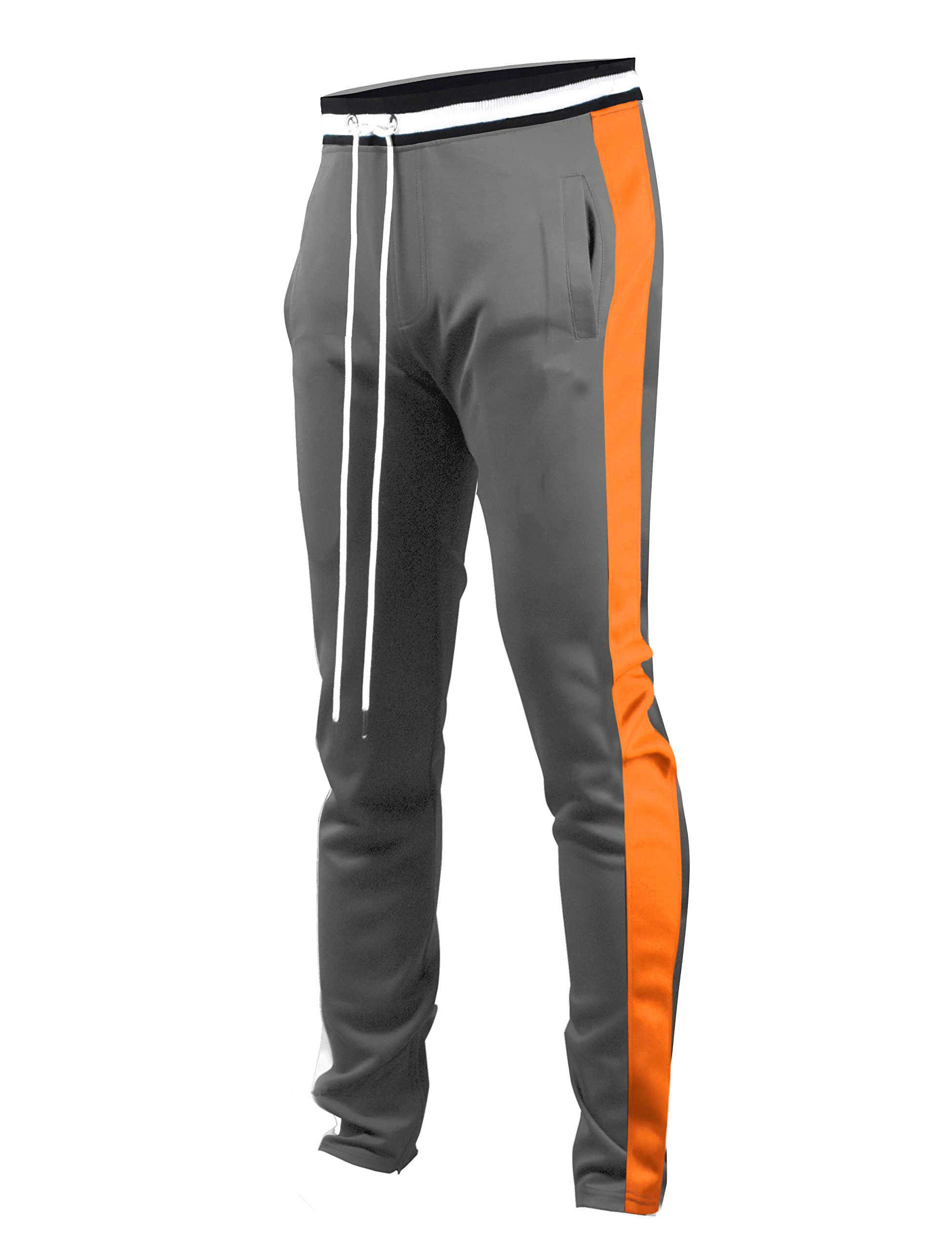 SCREENSHOT-S41700 Mens Hip Hop Premium Slim Fit Comfort Track Pants - Athletic F
