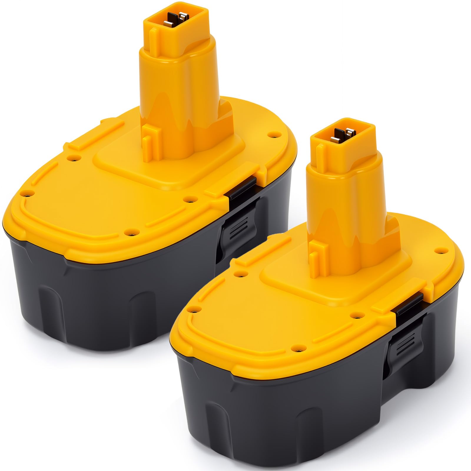 Upgraded 18V Replacement Battery for Dewalt 18V XRP Type Tools 2-Pack | 5.0Ah Ni
