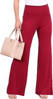 Popana Ladies Casual Summer Wide Leg Beach Palazzo Pants Plus Size Made in USA