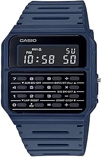 CASIO Unisex Digital CA-53WF-2BDF, Casio Collection Retro Mens Digital Watch with Plastic Blue Strap Ca-53WF-2BDF, 34MM, Digital