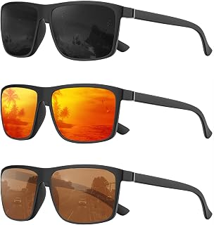Perfectmiaoxuan Polarized Sunglasses Men/Women; Vintage/Classic Glasses; UV400 HD Pilot Lenses; Golf/Driving/Fishing/Traveling/Outdoor Sports Fashion Sunglasses