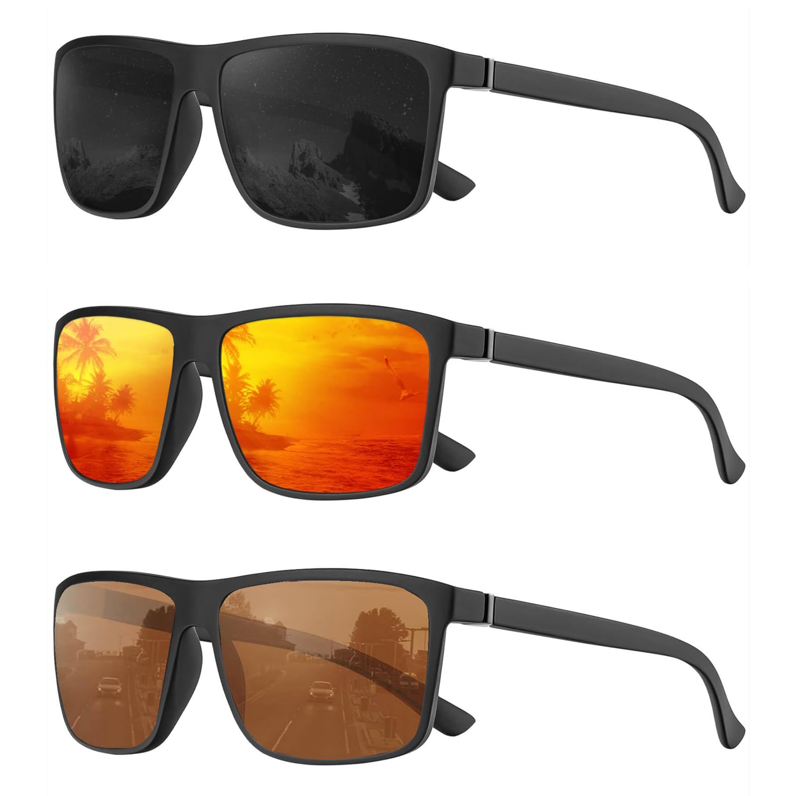 Perfectmiaoxuan Polarized Sunglasses Men/Women; Vintage/Classic Glasses; UV400 H