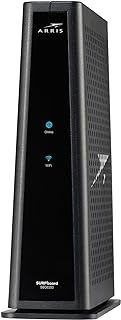 Arris (SBG8300-RB) - Cable Modem Router Combo - Fast DOCSIS 3.1 Gigabit & AC2350 WiFi,Comcast Xfinity, Cox, Spectrum & More, 1 Gbps Max Internet Speeds, 4 OFDM Channels - Renewed