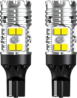 LASFIT 921 LED Bulb Reverse Lights, 912 T15 Back Up Light CANBUS Error Free W16W 906 Reversing Bulb 904 916 6000K Xenon White New Upgrade Design, Plug and Play (Pack of 2)