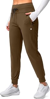 G Gradual Women's Fleece Lined Joggers Water Resistant Hiking Pants