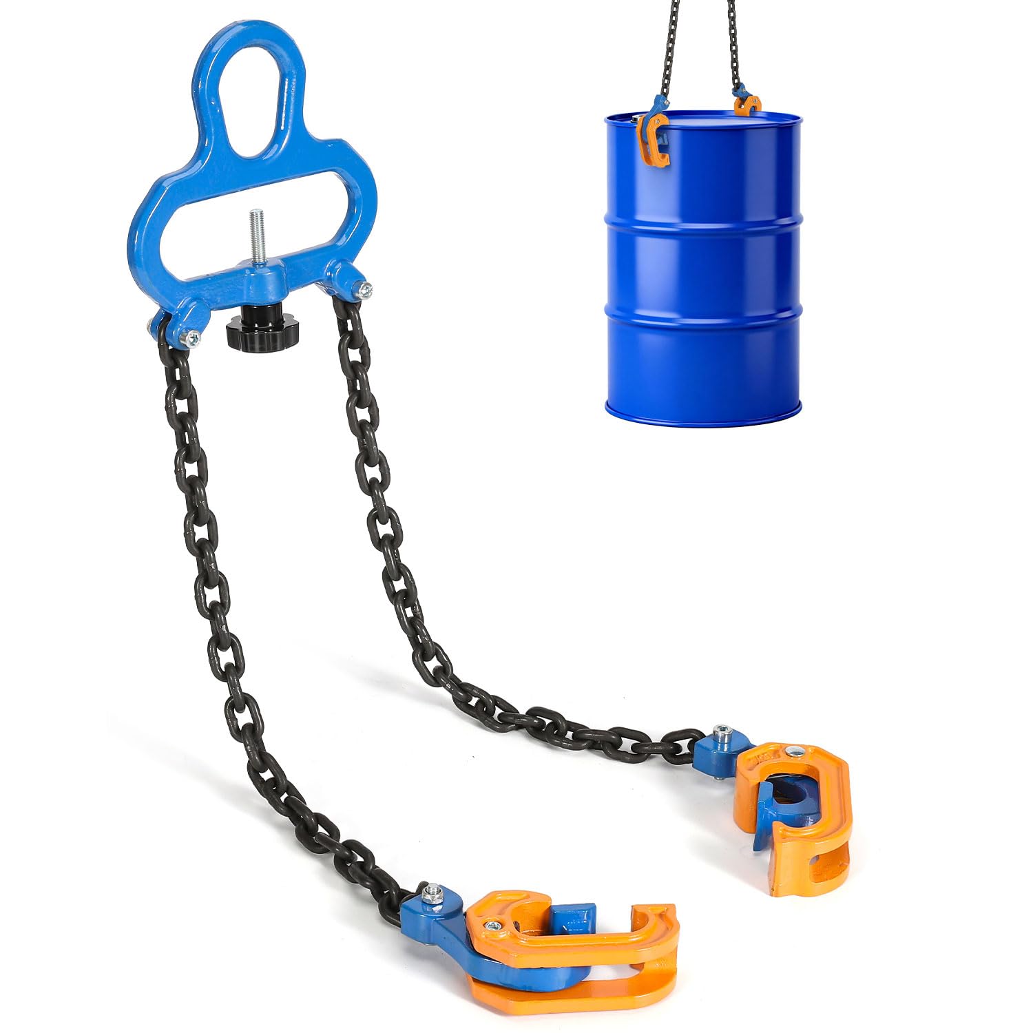 BEAMNOVA Upgraded Chain Drum Lifter 1 Ton / 2200lbs Loading Capacity for 55 Gall