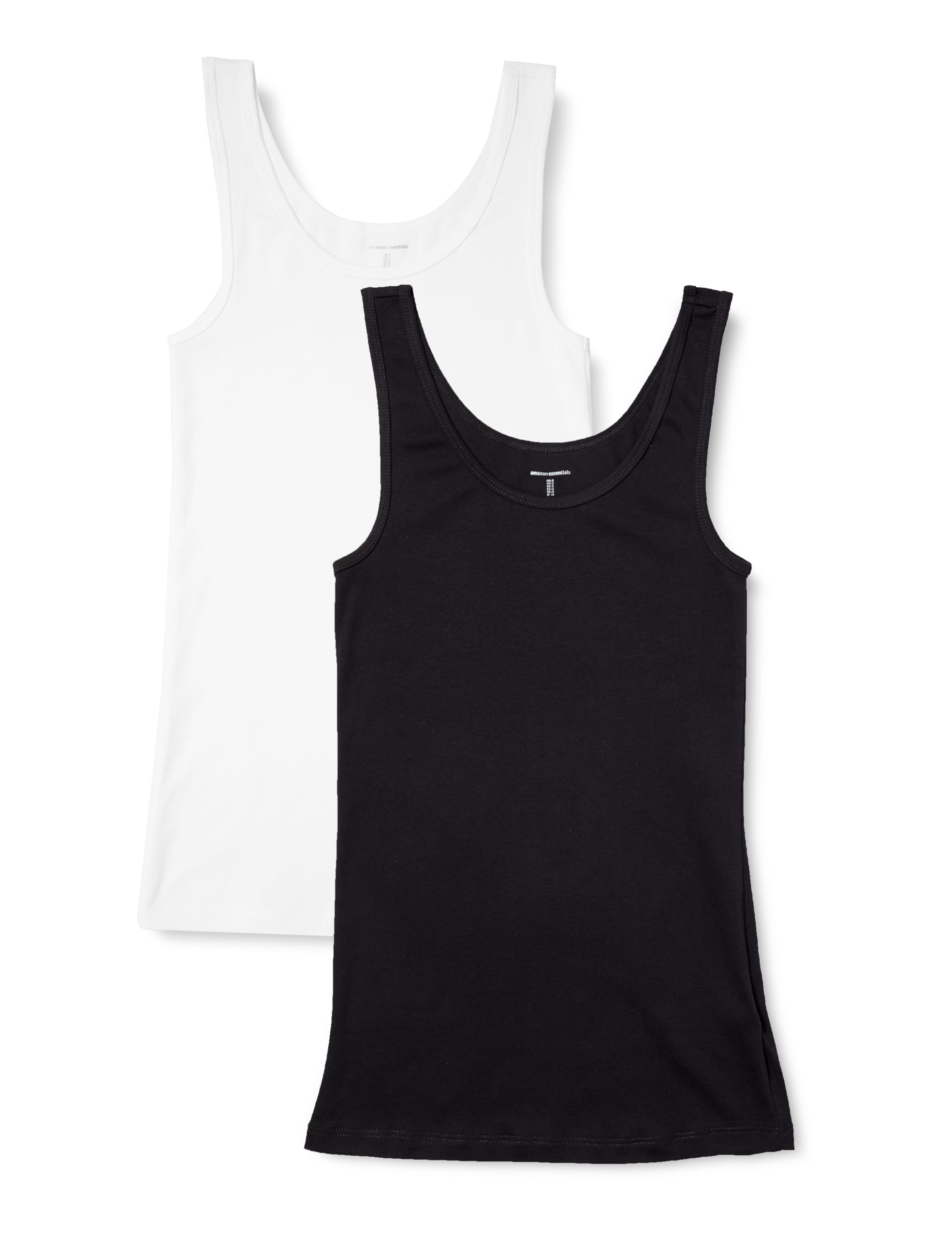 Amazon Essentials Women's Slim Fit Tank Top, Set of 2