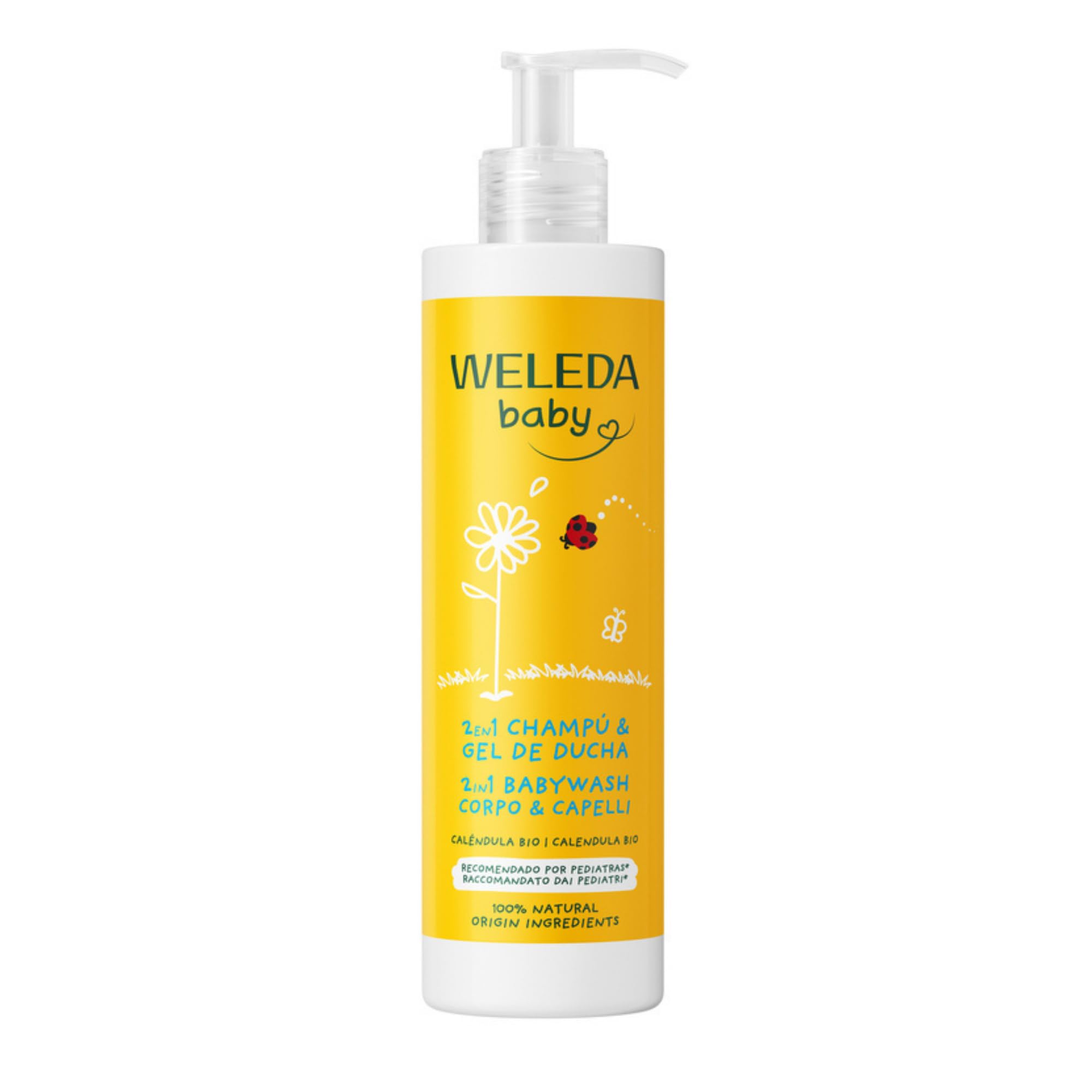 Weleda - BIO Calendula Shampoo and Shower Gel 2 in 1 for Babies and | 2-in-1 Cle