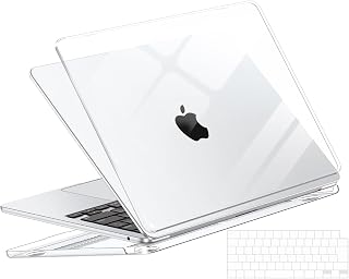 【M5 M4 M3 M2 チップ】NPUOLS MacBook Air 13.6インチ 用ケースカバー 2026-2022 発売，高い透明