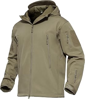 MAGCOMSEN Men's Jackets Tactical Winter Waterproof Softshell Rain Coat