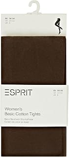 ESPRIT Women's Cotton Breathable Tights Cotton Opaque Reinforced Soft Solid Color Belt No Pressure on the Waist Flat Seams at the Toe Intense Colours Ideal for Casual Looks 1 Piece