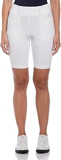 PGA Tour Womens 9.5” Pull-on Golf Shorts with Tummy Control, Performance Stretch, Moisture-Wicking, Sun ProtectionGolf Pants