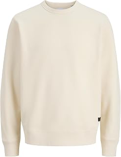 JACK & JONES Jjedover Classic Crew Neck Sn Jjedover Classic Crew Neck Sweatshirt Sn Men's (Pack of 1)