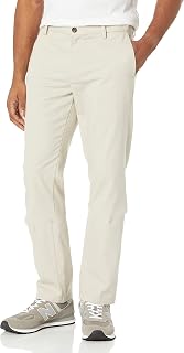 Amazon Essentials Mens Anti-Wrinkle & Flare Slim Fit Chino Trousers
