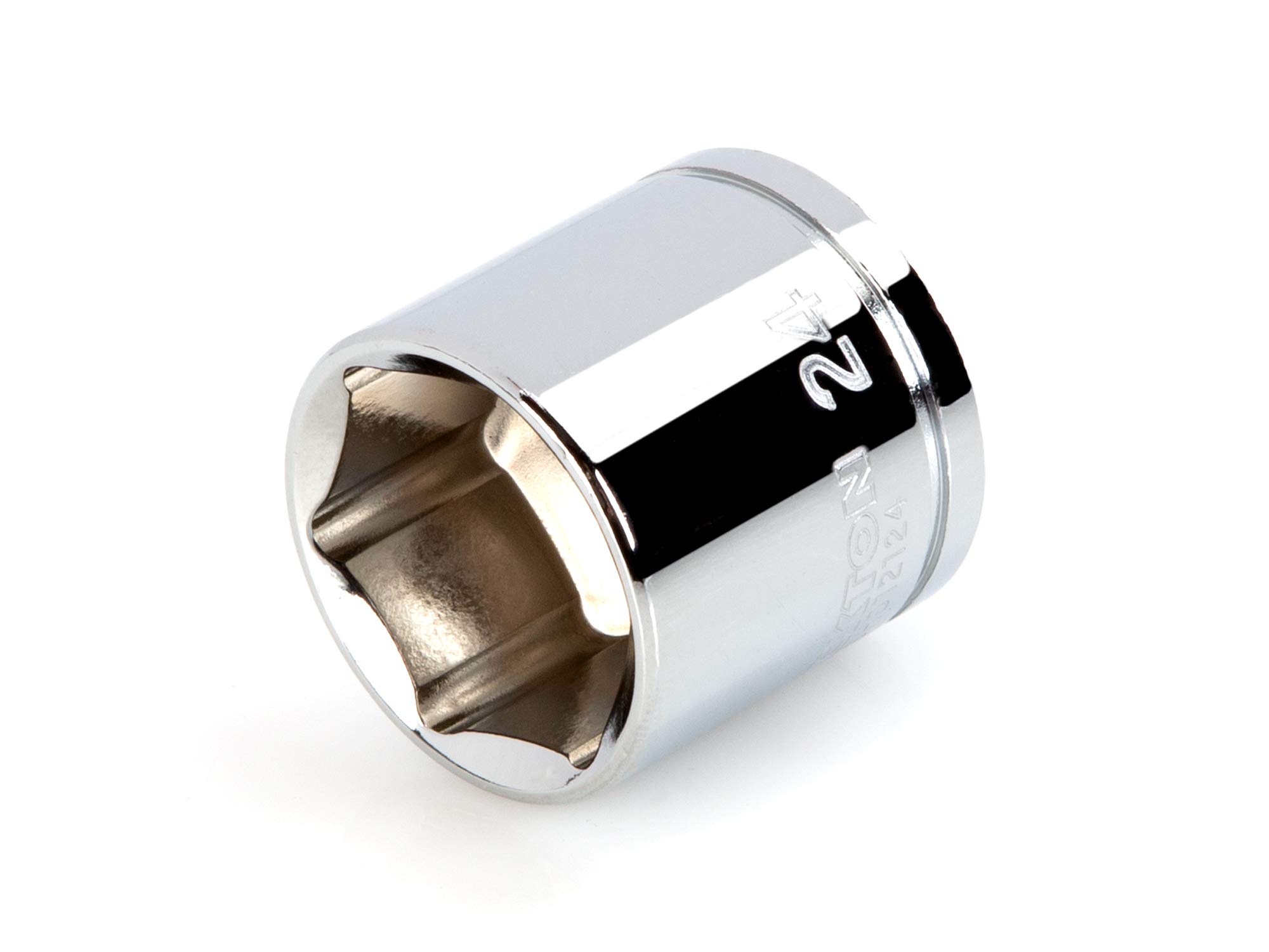 TEKTON 3/8 Inch Drive x 24 mm 6-Point Socket | SHD12124 | Shallow