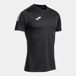 Joma Men's Short Sleeve Sports T-Shirt XS to 4XL Elastic Breathable for Running, Fitness and Training, Olympiada