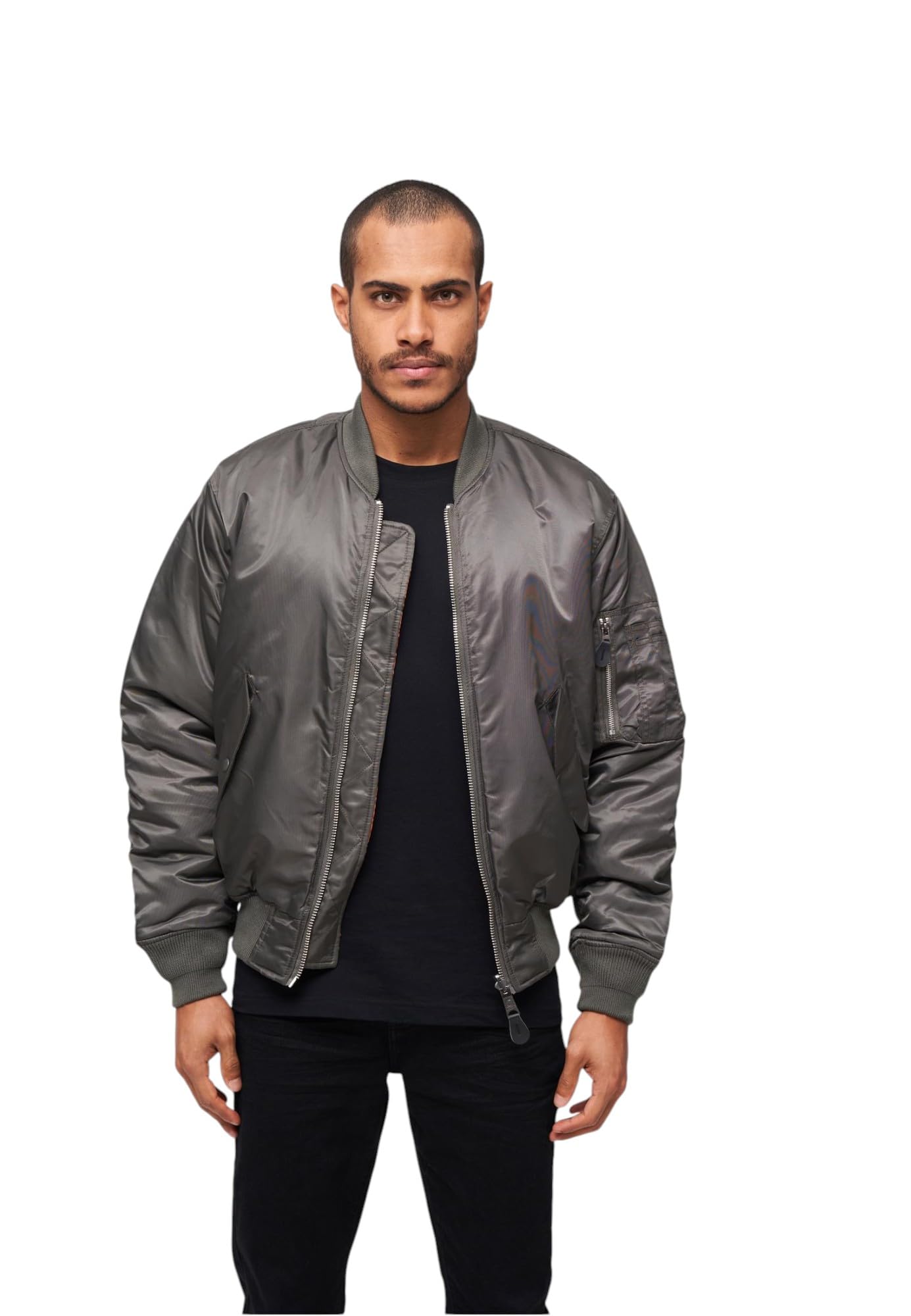 Brandit Men’s MA-1 Jacket, Bomber Jacket, Flight Jacket
