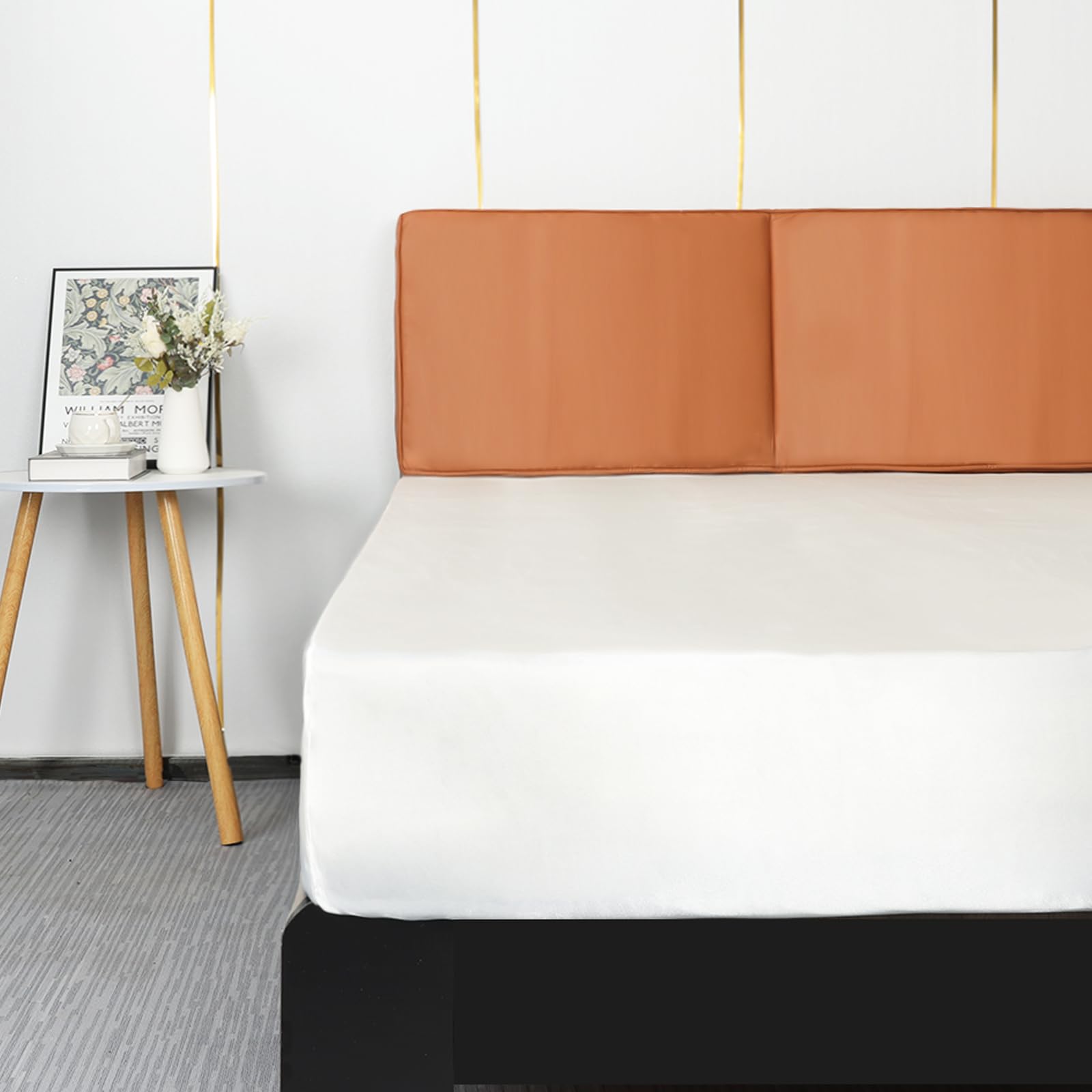 Lirex Satin Fitted Sheet, Luxurious Silky Smooth Polyester Bedding Soft Deep Poc
