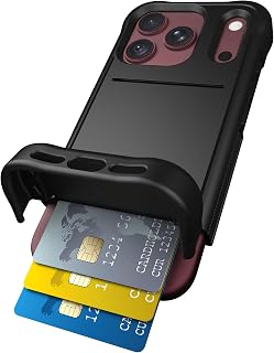 Scooch for iPhone 18 Pro/17 Pro Wallet Case Card Holder, Wingmate, Black