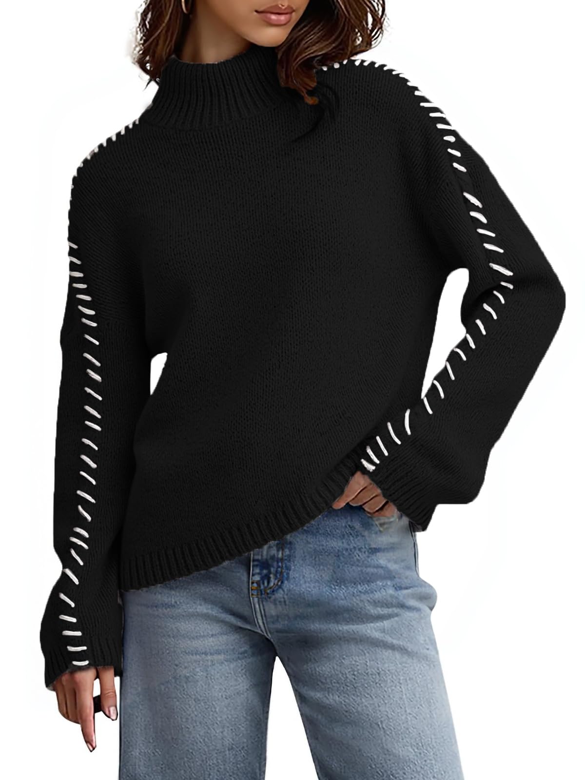 Womens Long Sleeve V-Neck Button Down Knitted Cardigan