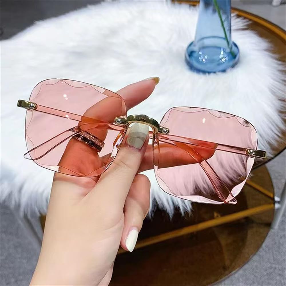 rimless sunglasses for men women sunglasses oversized sunglasses oversized sungl
