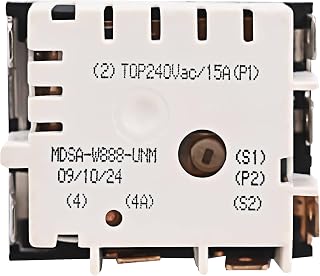 DG44-01002A Regulator-Energy Dual Infinite Switch for Samsung Range | Replaces MDSA-W21-SKM, 2087510, AP4337066, PS4240803, EAP4240803