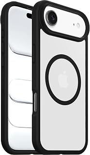 OtterBox React MagSafe Cover for iPhone Air, Transparent/Black