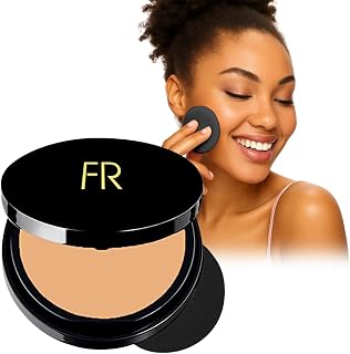Luxury Oil Blotting Pressed Powder by Flori Roberts, Long Lasting Oil and Shine Control, Flawless Complexion for Women of Color or Deeper Skin Tones