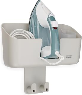 Joseph Joseph IronHub Wall Mounted Iron Holder and Ironing Board Organizer with Heat Resistant Pad