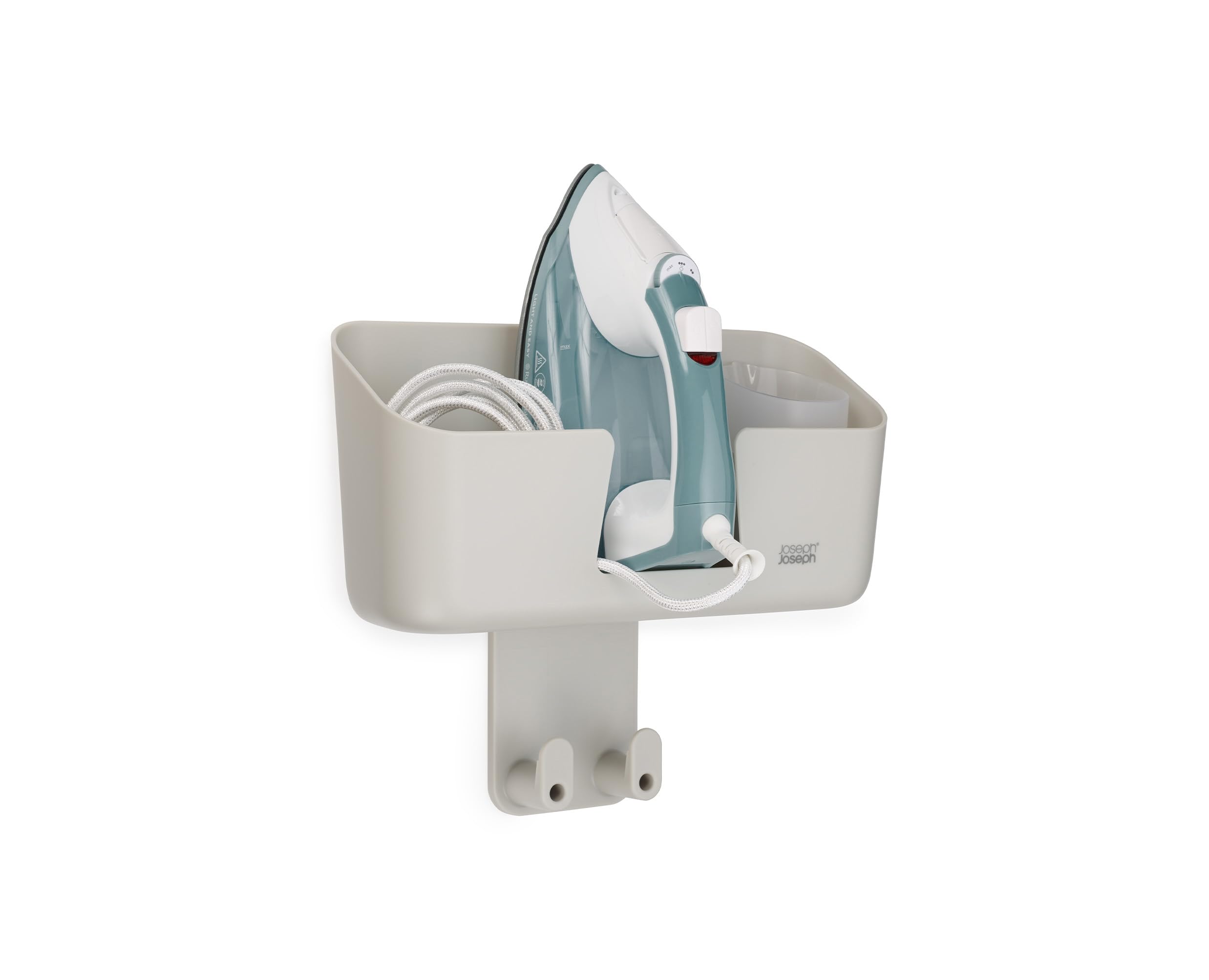 Joseph Joseph IronHub Wall Mounted Iron Holder and Ironing Board Organizer with 