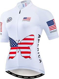 Women's Cycling Jersey Short Sleeve Bike Shirt Top Lady Biking Clothing