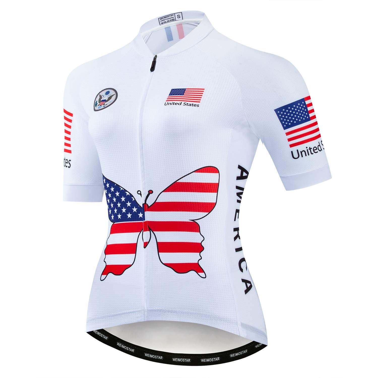 Women's Cycling Jersey Short Sleeve Bike Shirt Top Lady Biking Clothing