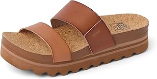 Reef Women's Sandals Cushion Bounce Vista HI - Platform Sandals for Women with Cork Footbed