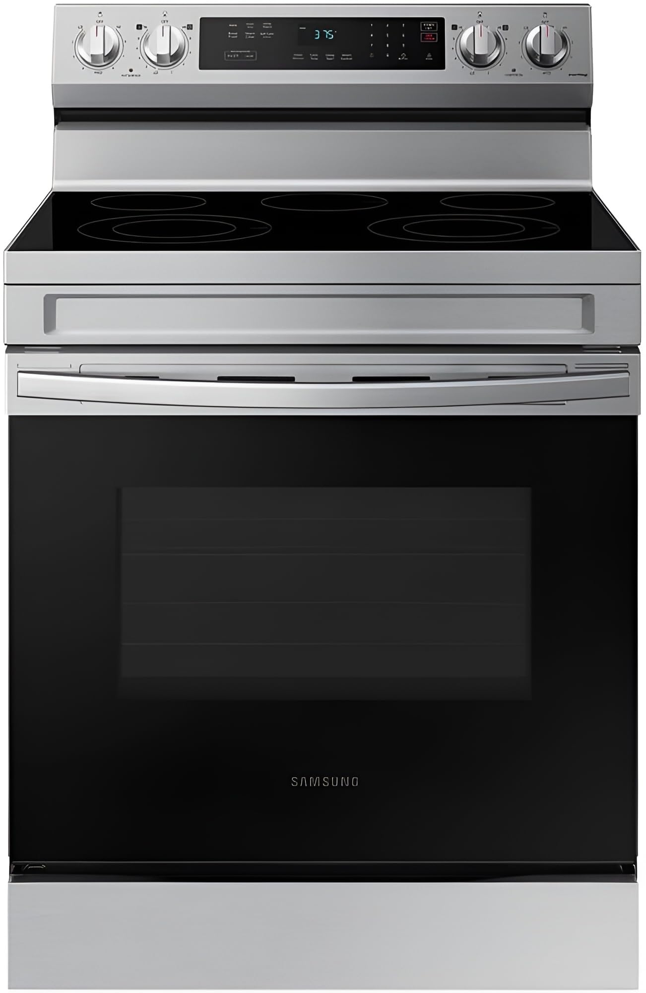Samsung NE63A6311SS 30″ 6.3 cu ft Freestanding Electric Range with Wi‑Fi, Rapid 