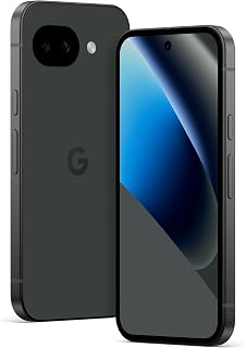 Google Pixel 10a 5G (128GB) Gemini AI, 6.3" Actua P-OLED 120Hz Display, Tensor G4 Chip, 48MP Dual Camera, Unlocked - Obsidian (Renewed)
