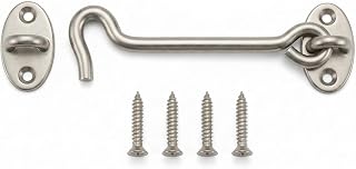 Heavy Duty Stainless Steel Gate Window Latch Thickened Hook Design for Home Sliding Barn Door