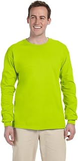 Gildan Men's Ultra Cotton Long Sleeve T-Shirt, Style G2400 Shirt (Pack of 1)