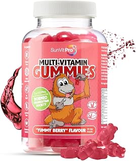 Kids Growth Multivitamin Gummies Ages 3+ Berry Flavor, 60 Count