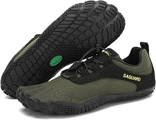 SAGUARO Barefoot Men's Minimalist Shoes – Lightweight Non-Slip Breathable – with Wide Tox Box and Zero Drop Sole