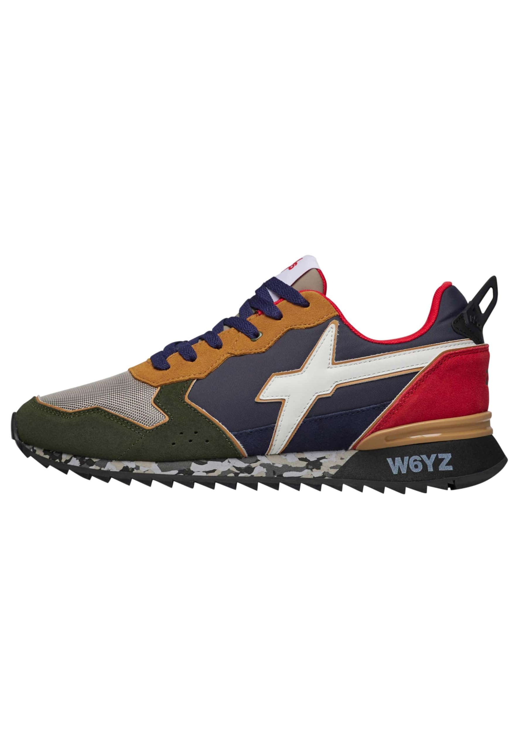 w6yz Technical Fabric and Suede Sneakers