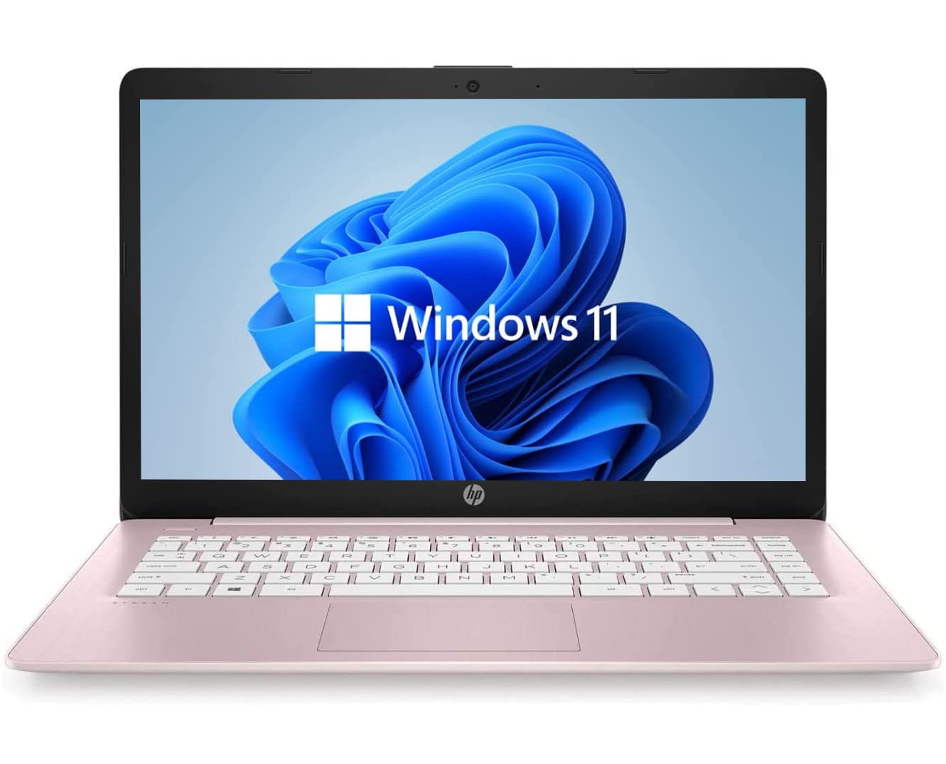 HP 14" HD Laptop, Windows 11, Intel Celeron Dual-Core Processor Up to 2.60GHz, 4