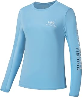 Bassdash Women's UPF 50+ UV Sun Protection Quick Dry Fishing Hiking Kayaking Long Sleeve T-Shirt