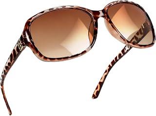 SIPHEW Polarized Sunglasses Womens, Classic Square Sun Glasses for women with UV Protection Wrap Shades