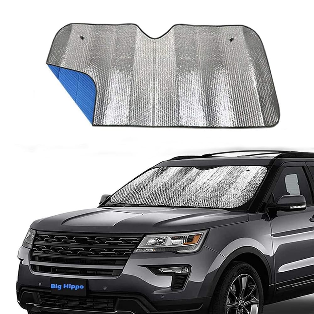 Big Hippo Car Windshield Sun Shade UV Rays Sun Visor Shade,Auto Front Car Window