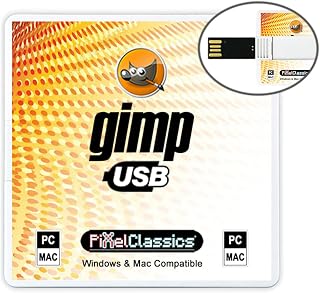 GIMP Photo Editor 2026 on USB | Compatible with Adobe Photoshop Elements CC CS6 CS5 15 | Premium Professional Image Editing Software for Windows 11 10 8 7 Vista XP PC & Mac - No Subscription Required!