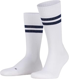 FALKE Unisex Adult Dynamic Socks Breathable Cotton Lightweight Padding Pattern Striped Pattern Retro Thick Ribbed Ideal with Sneakers and Sporty Look 1 Pair