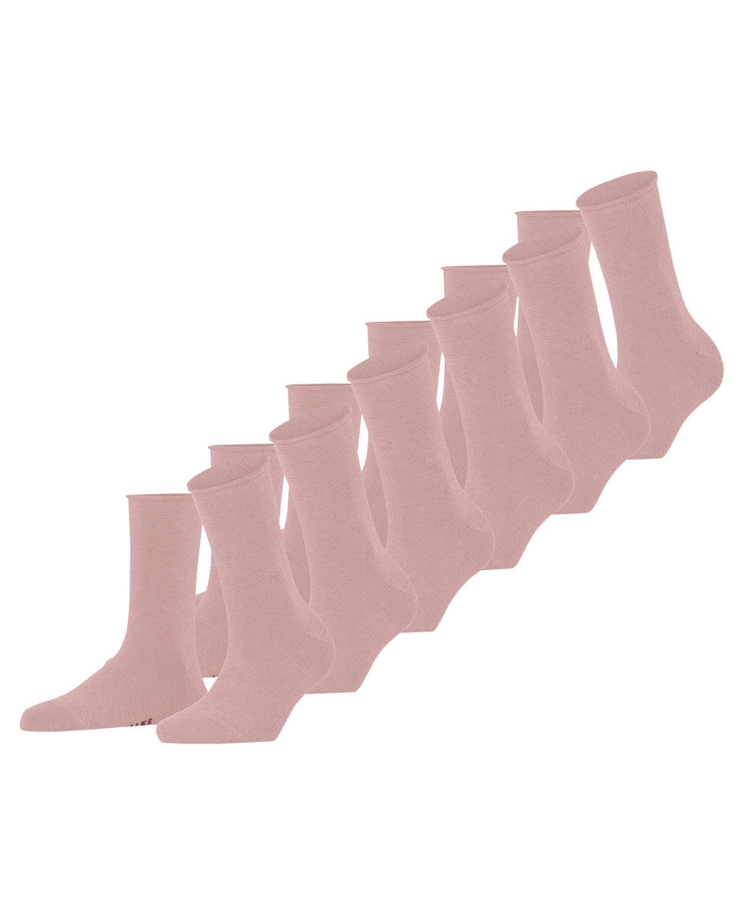 FALKE Women's Happy 6-Pack Socks Breathable Cotton Reinforced Cuffs Extra Soft S