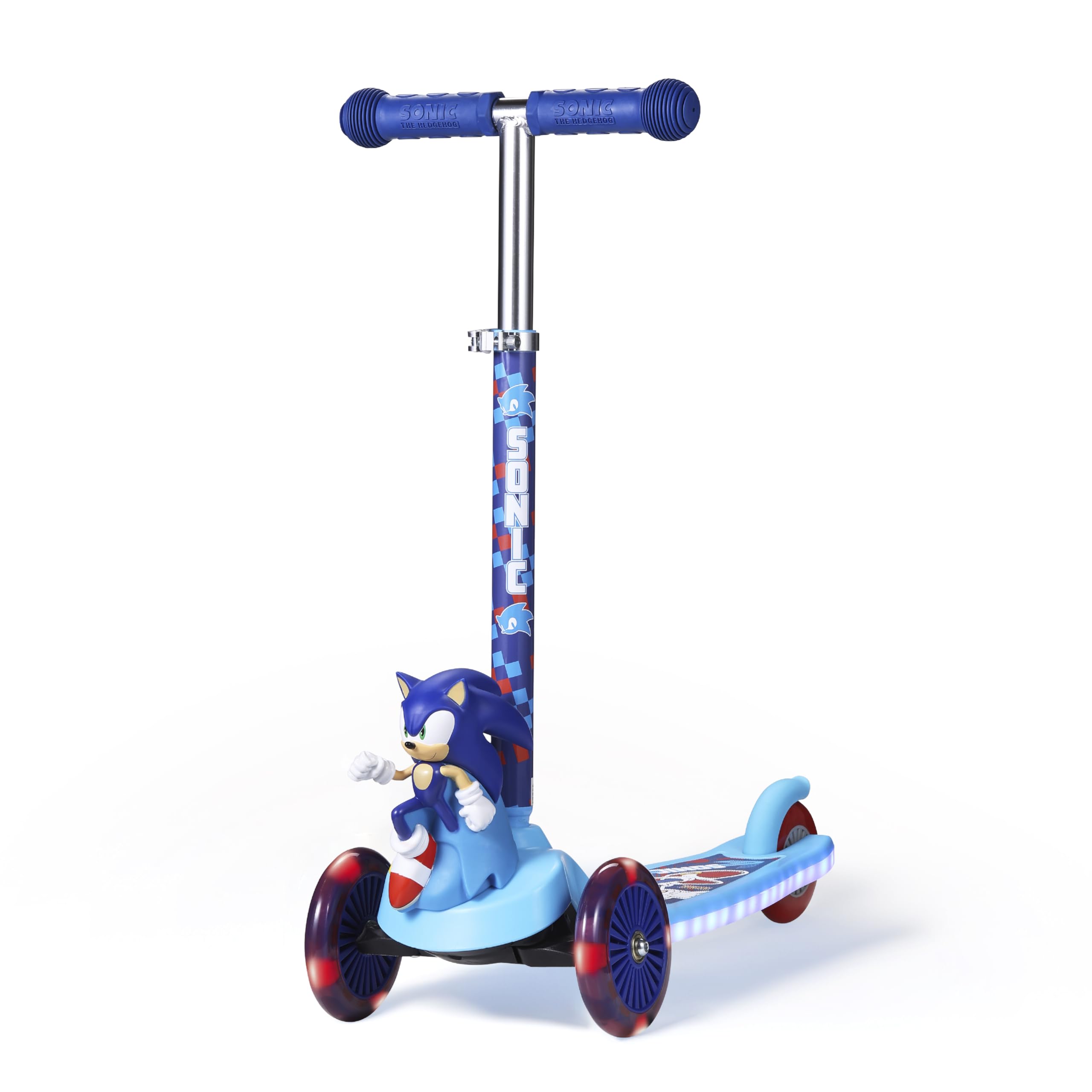 Kick Scooter for Kids, 3 Wheel Self Balancing, Light Up LED Wheels