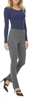 Rekucci Women's Ease into Comfort Stretch Slim Trouser with Elasticated Waist