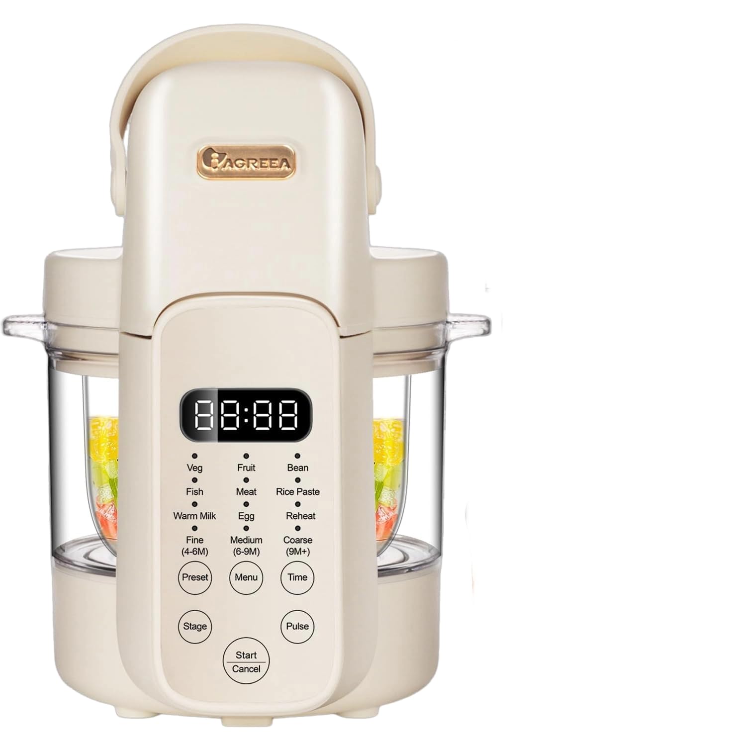 IAGREEA Baby Food Maker, 9-IN-1 Glass Baby Food Processor Steamer Puree Blender 